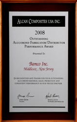 Alcan Outstanding Performance Award 2008 Bamco