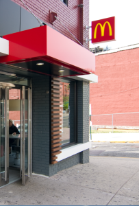 McDonalds storefront Hoboken