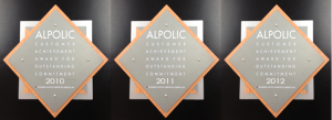 Alpolic Customer Achievement Award for Outstanding Commitment 2011
