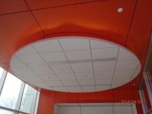 Trespa panel ceiling