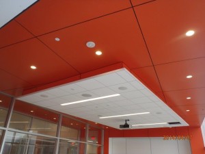 Educational Testing Services building with Trespa panels